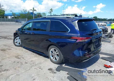 2022 Toyota Sienna Platinum from USA, damaged, VIN 5TDESKFC4NS072028